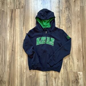 Notre Dame zip up hoodie